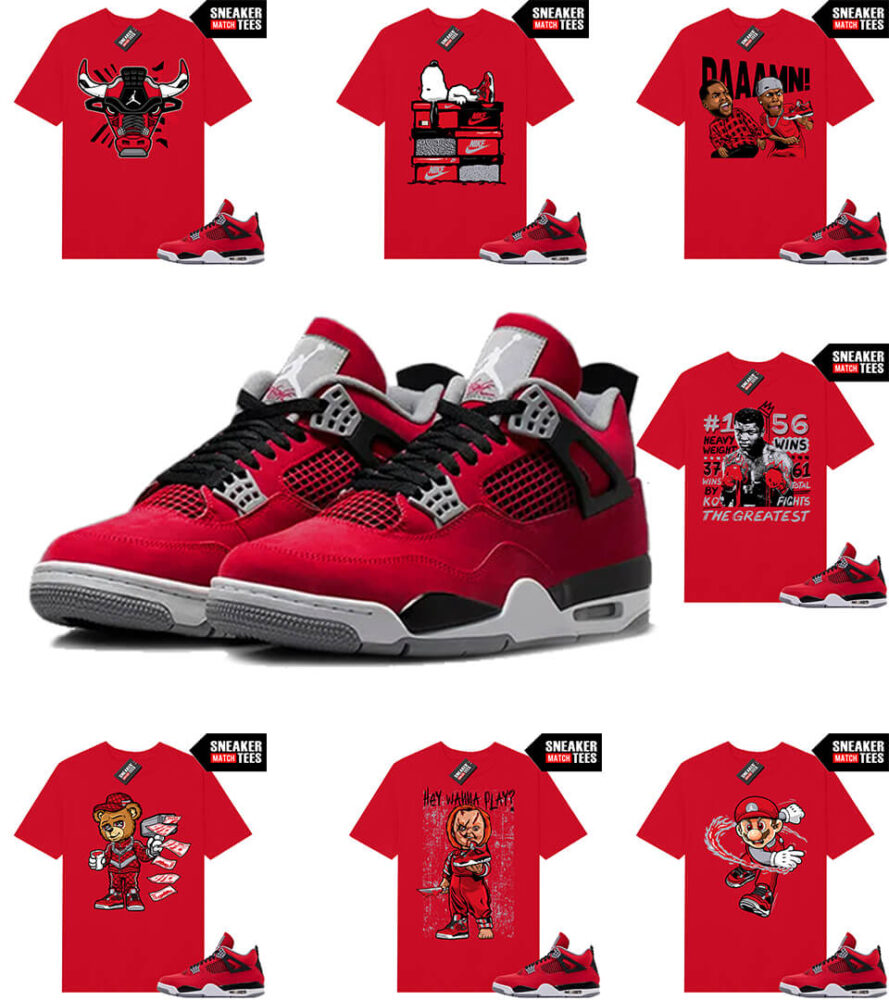 Match Jordan 4 Toro Bravo