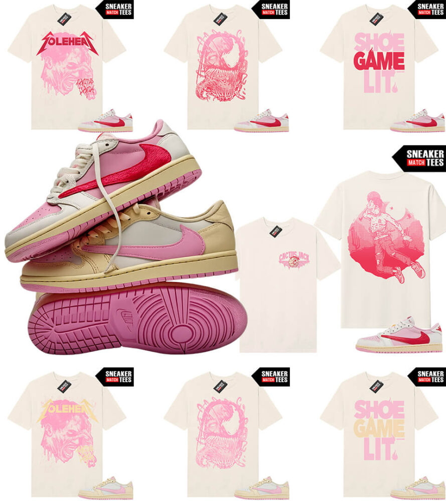 Match Travis 1 Low Pink shirts