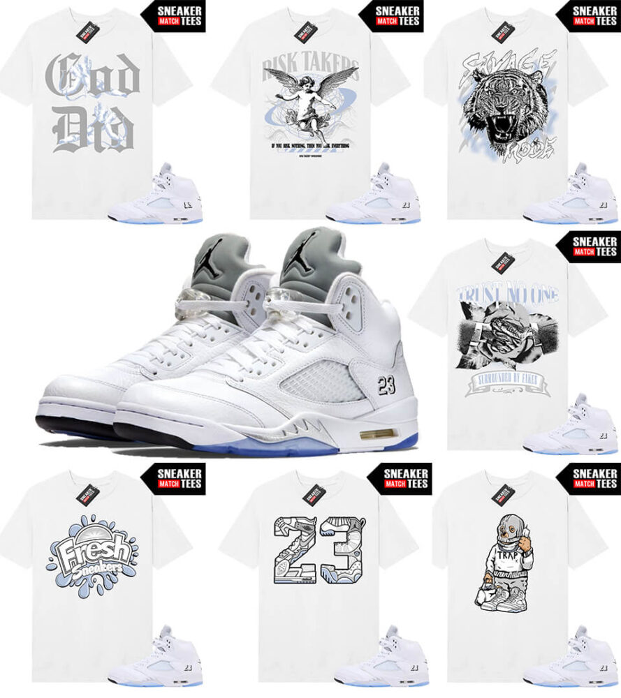 Match White Metallic 5 AJ5