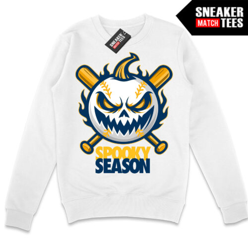 Milwaukee Spooky Season White Crewneck Sweatshirt