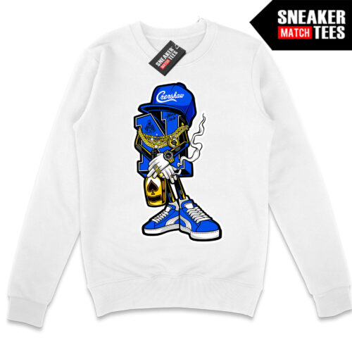 Nipsey Toon White Crewneck Sweatshirt