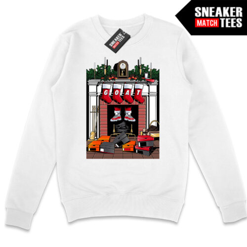 Sneaker Goat White Crewneck Sweatshirt