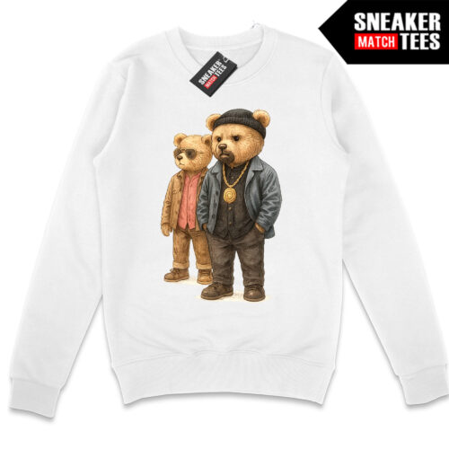 Training Day Bears White Crewneck Sweatshirt