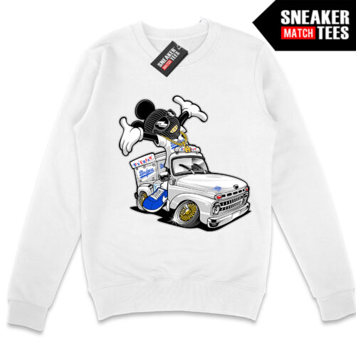 Trappey Mouse White Crewneck Sweatshirt