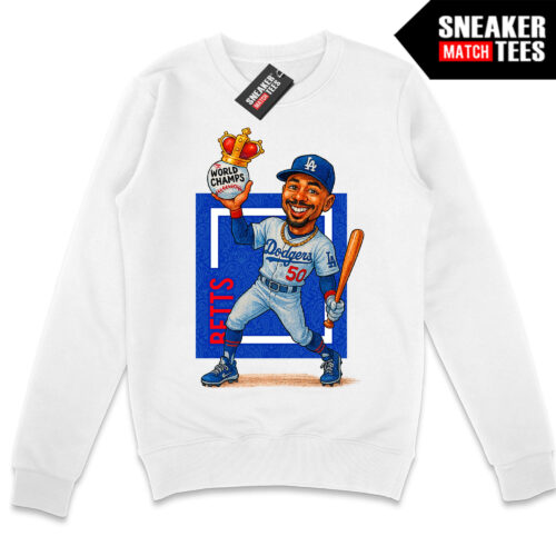 World Champs Mookie White Crewneck Sweatshirt
