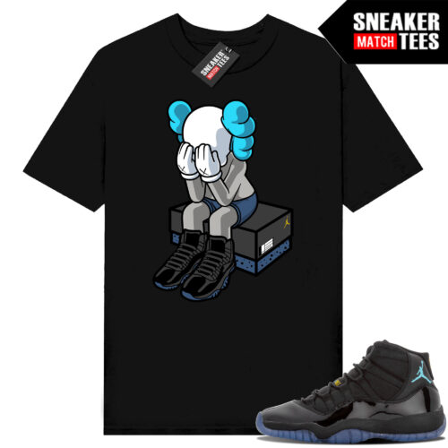 Gamma Blue 11s Sneaker Match Tees Black AJ 11 Toy