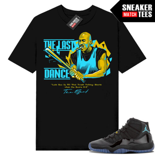 Gamma Blue 11s Sneaker Match Tees Black Goat Talk