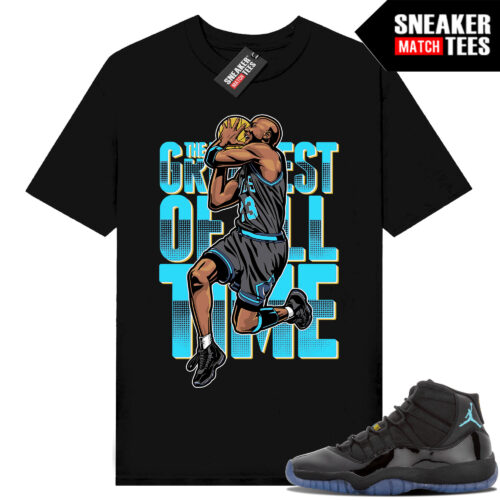 Gamma Blue 11s Sneaker Match Tees Black Greatest of All Time