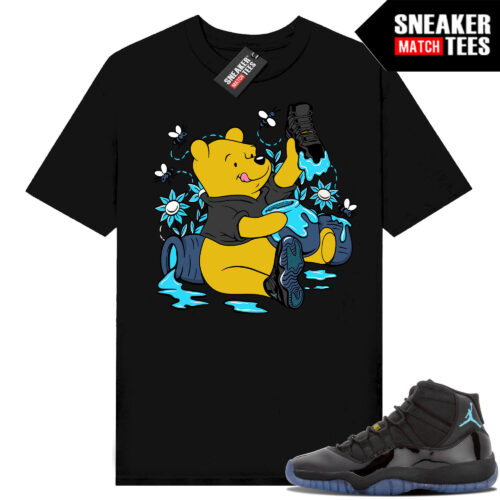 Gamma Blue 11s Sneaker Match Tees Black New Shoe Drip
