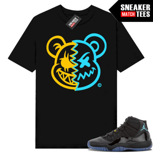 Gamma Blue 11s Sneaker Match Tees Black Psycho Teddy