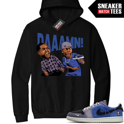 Jordan 1 Voodoo Sneaker Match Hoodie Black Friday DAAAMN