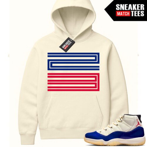 Jordan 11 Rare Air Sneaker Match Hoodie Sail 23