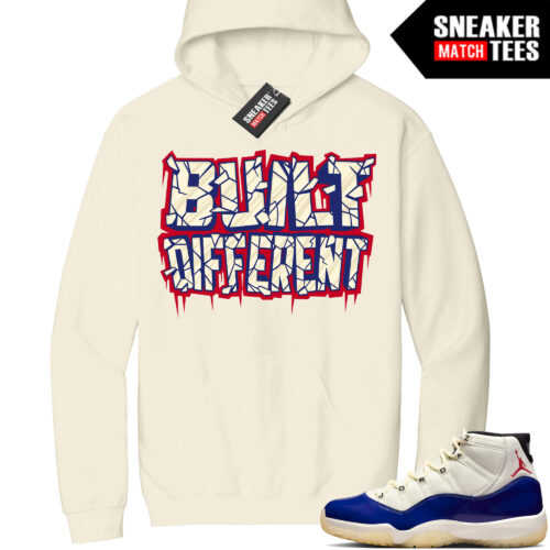 Jordan 11 Rare Air Sneaker Match Hoodie Sail Built Different