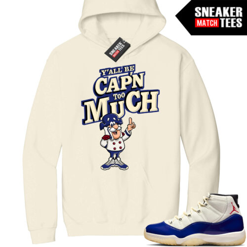 Jordan 11 Rare Air Sneaker Match Hoodie Sail CAPN Too Much