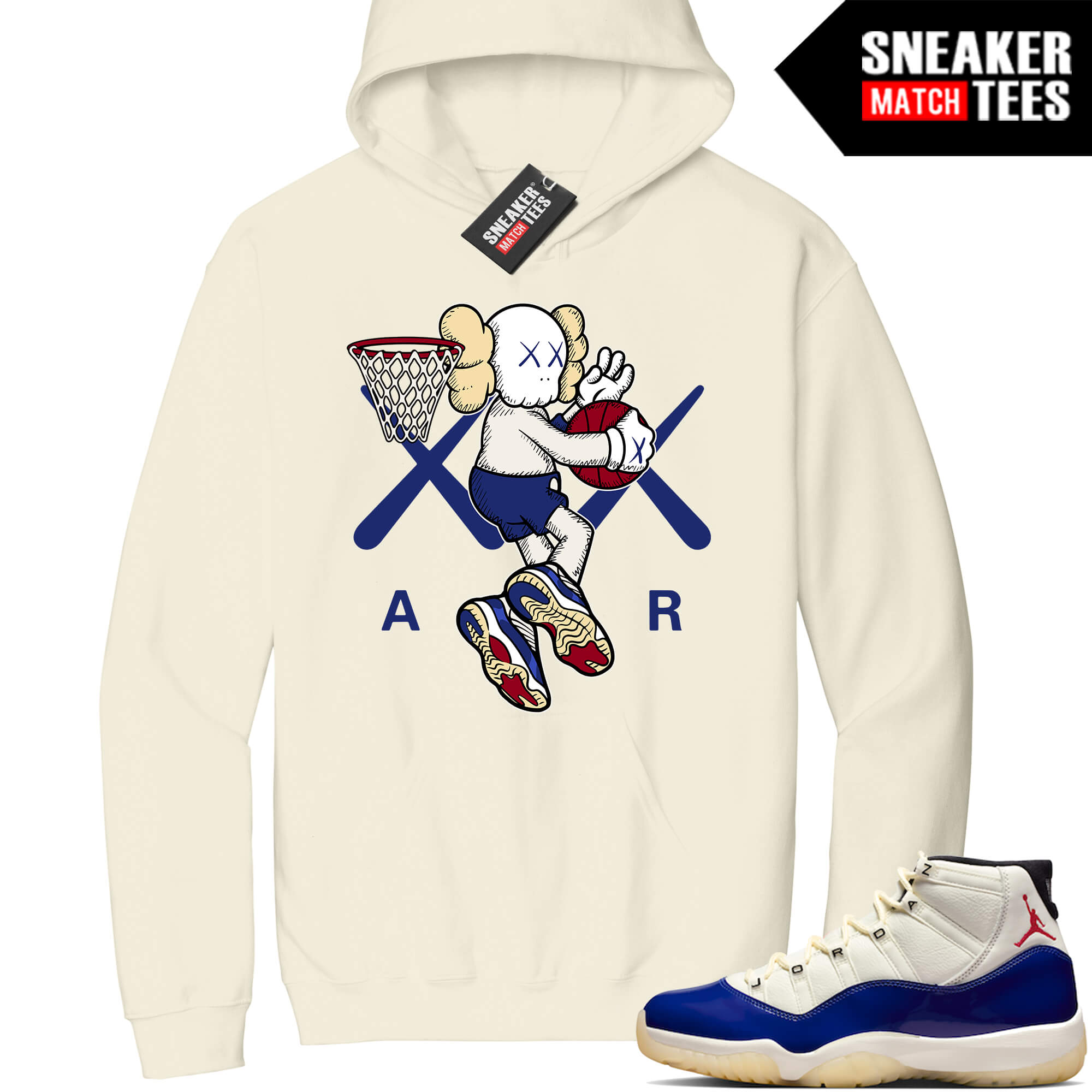 Jordan 11 Rare Air Sneaker Match Hoodie Sail Dunk Skull Toy