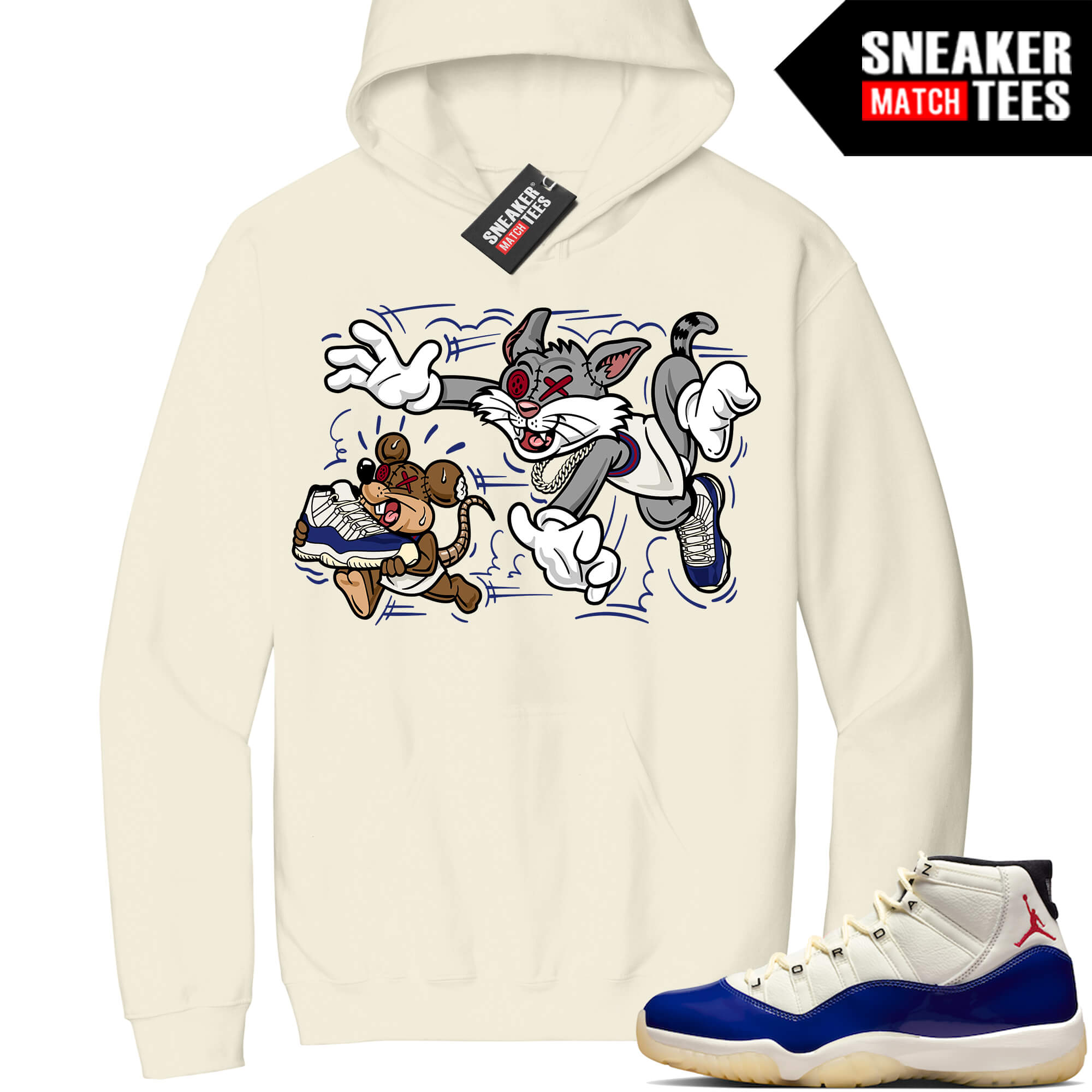 Jordan 11 Rare Air Sneaker Match Hoodie Sail Finessed
