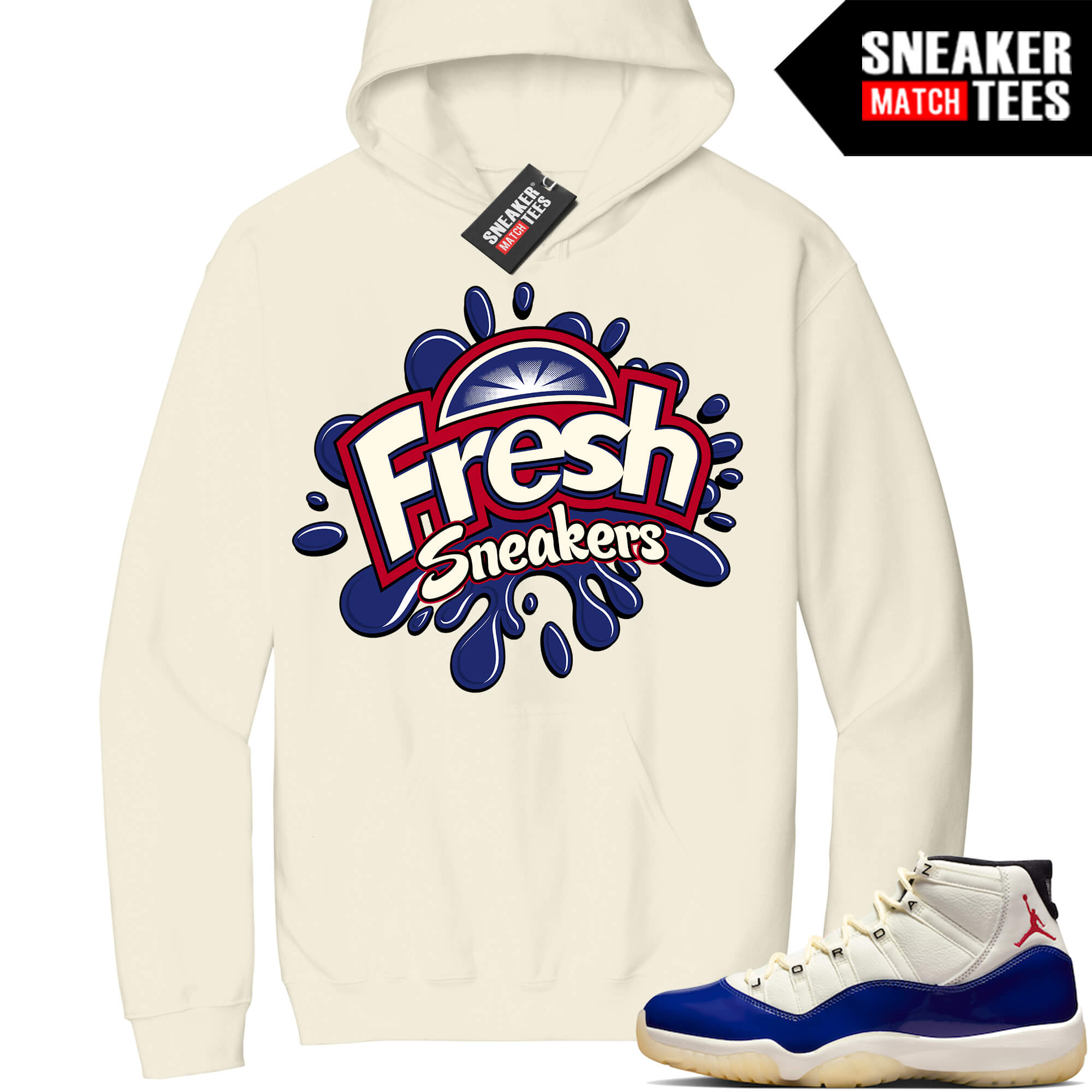 Jordan 11 Rare Air Sneaker Match Hoodie Sail Fresh Sneakers