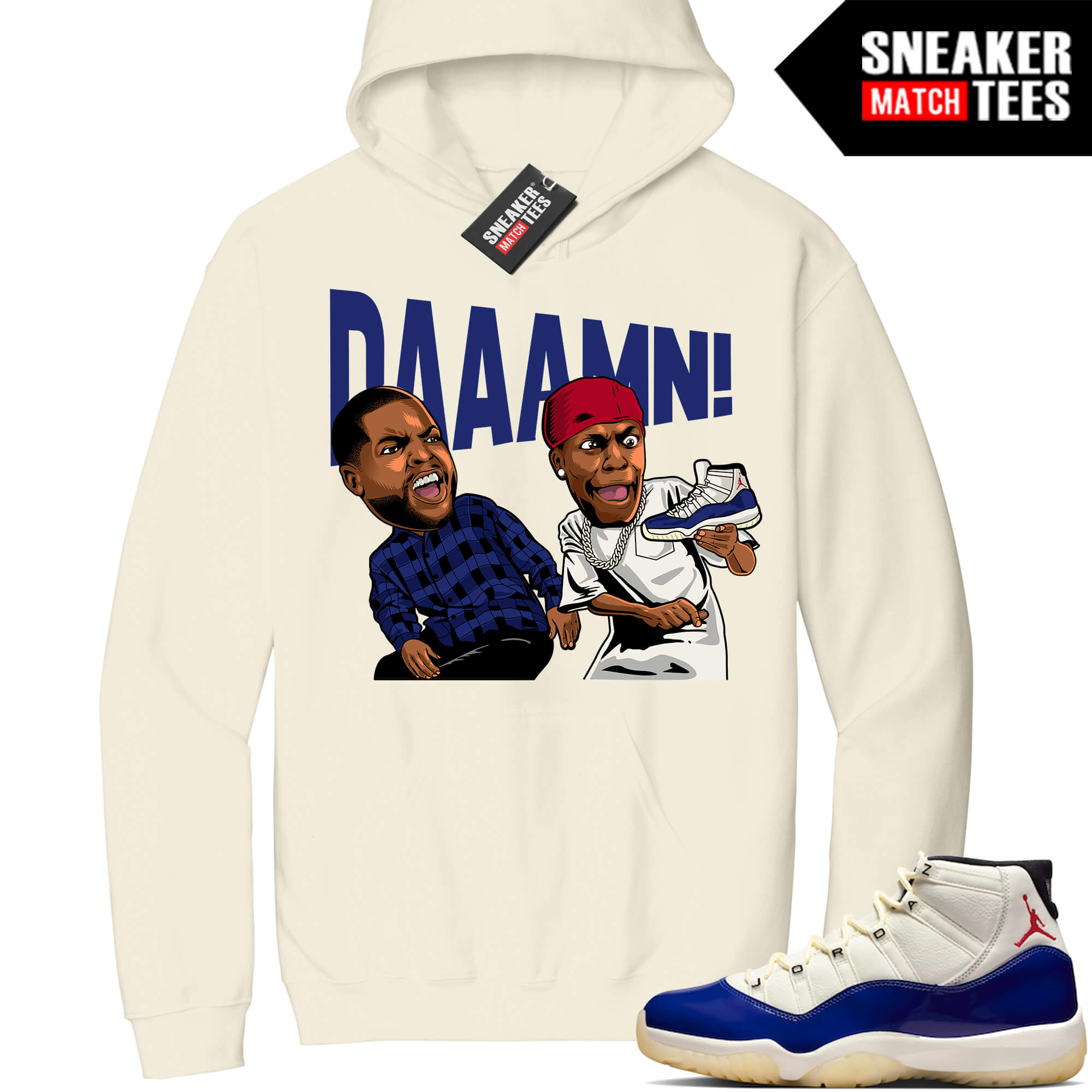 Jordan 11 Rare Air Sneaker Match Hoodie Sail Friday Daaamn