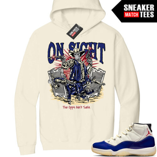 Jordan 11 Rare Air Sneaker Match Hoodie Sail On Sight