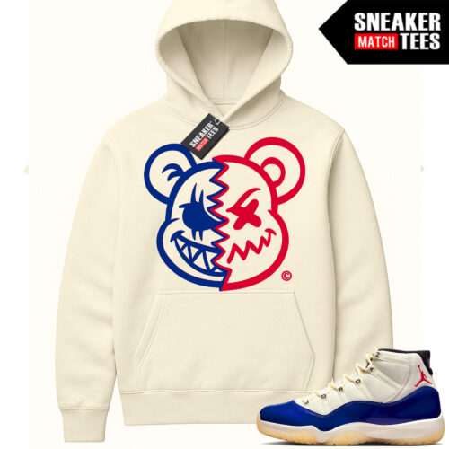Jordan 11 Rare Air Sneaker Match Hoodie Sail Psycho Teddy