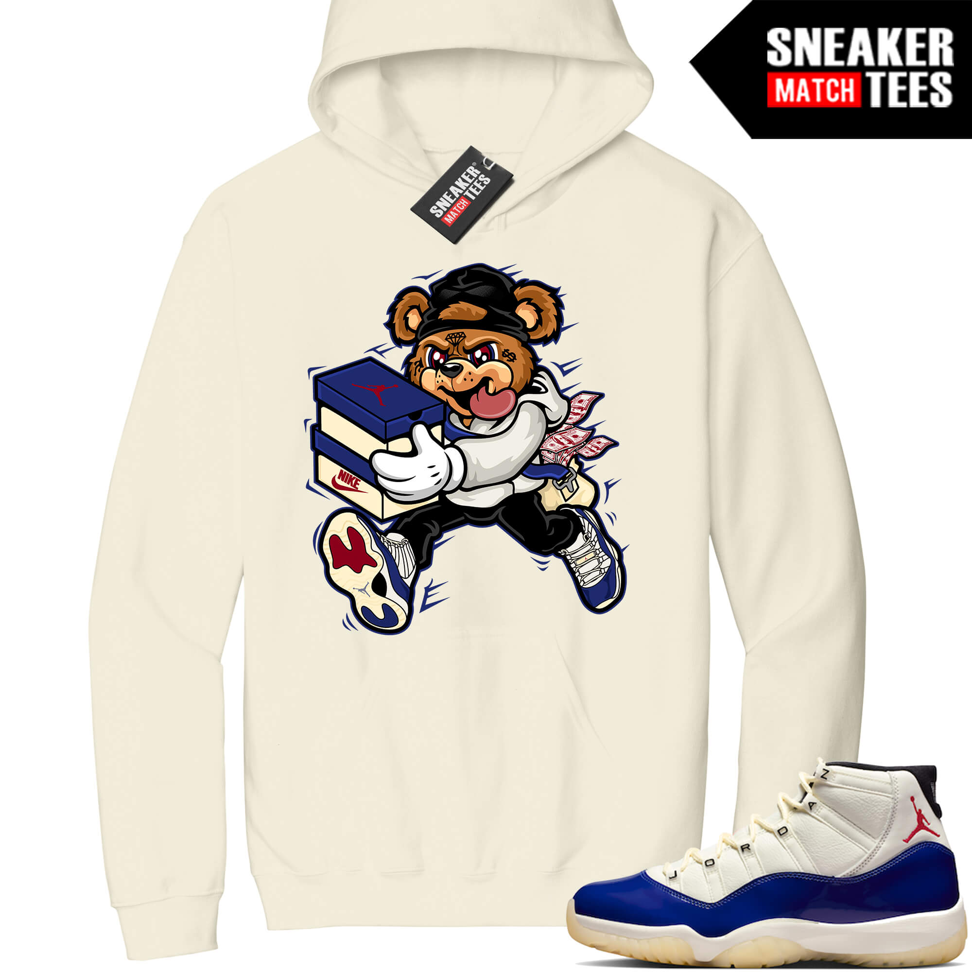 Jordan 11 Rare Air Sneaker Match Hoodie Sail Sneaker Heist