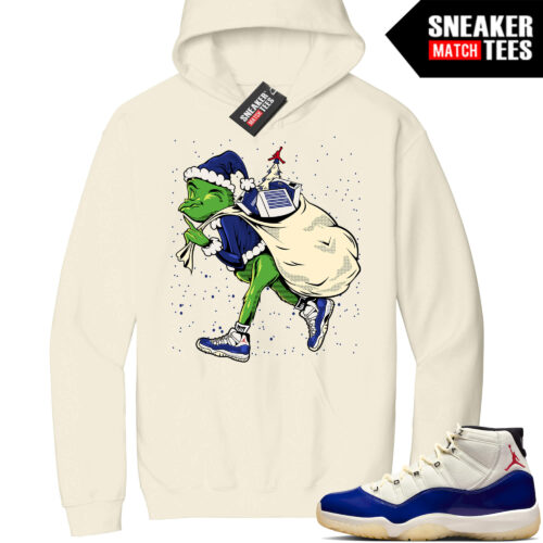 Jordan 11 Rare Air Sneaker Match Hoodie Sail Sneakerhead Grinch