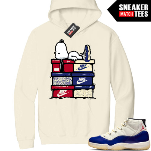 Jordan 11 Rare Air Sneaker Match Hoodie Sail Sneakerhead Snoopy