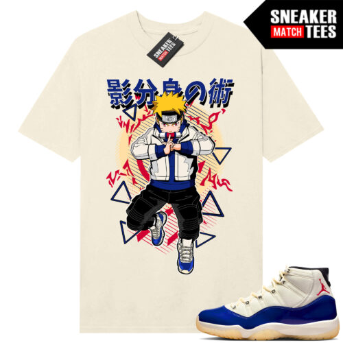 Jordan 11 Rare Air Sneaker Match Tees Shirt Sail Anime Hype