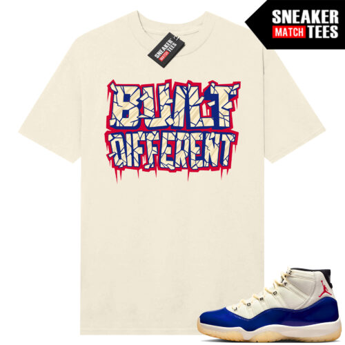 Jordan 11 Rare Air Sneaker Match Tees Shirt Sail Built Different