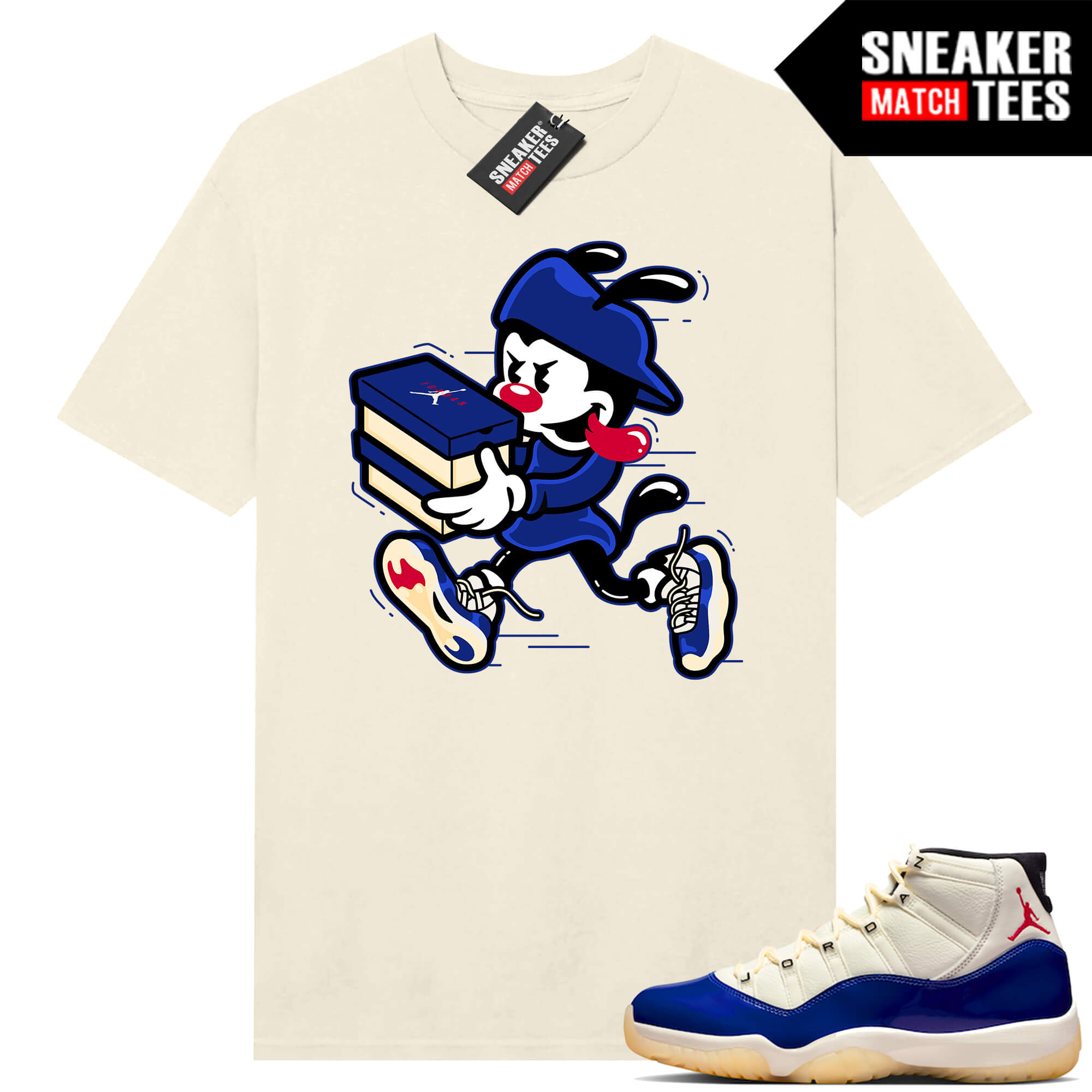 Jordan 11 Rare Air Sneaker Match Tees Shirt Sail Double Up