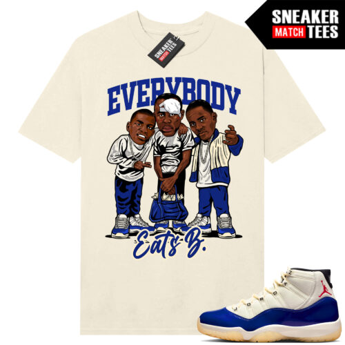 Jordan 11 Rare Air Sneaker Match Tees Shirt Sail Everybody Eats B