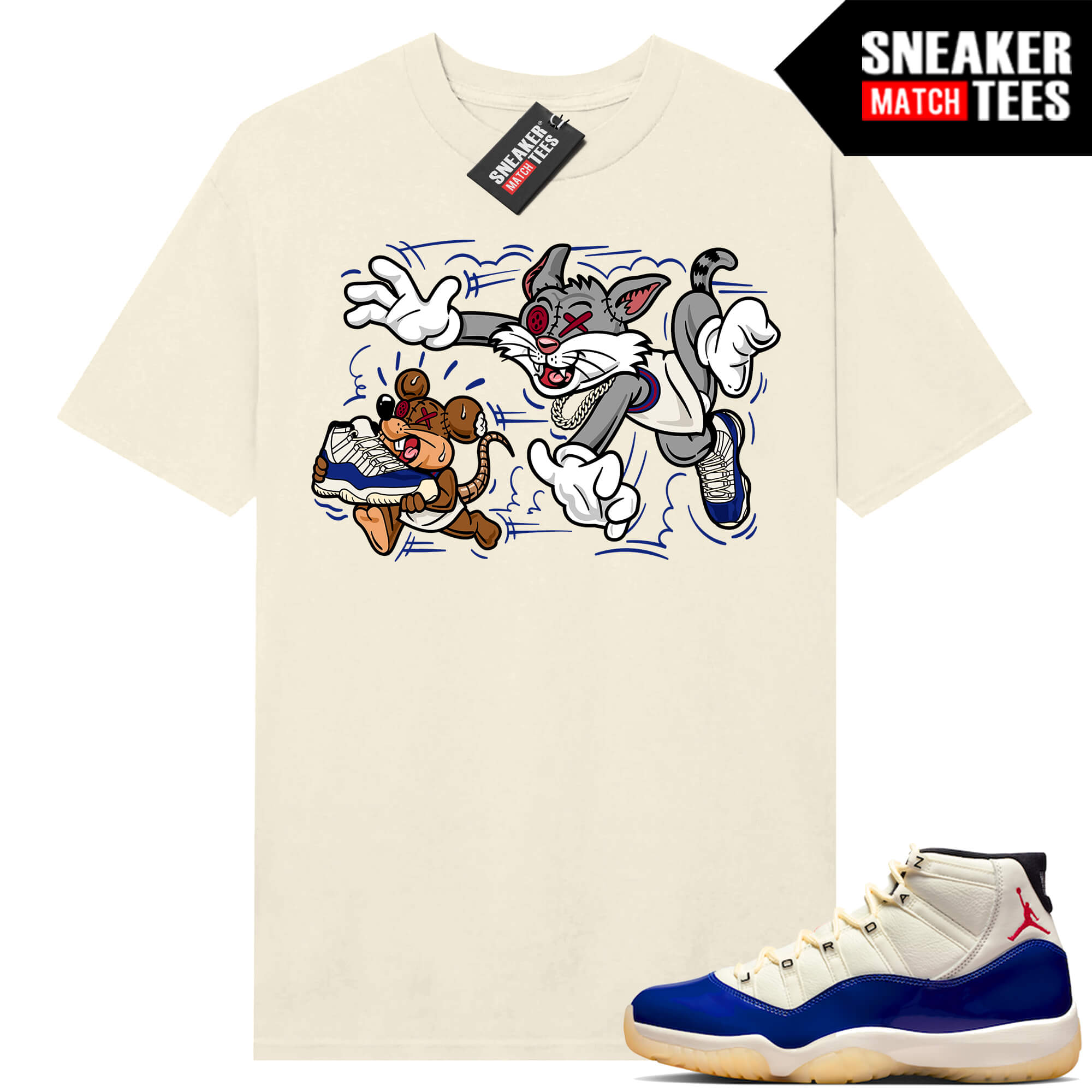 Jordan 11 Rare Air Sneaker Match Tees Shirt Sail Finessed
