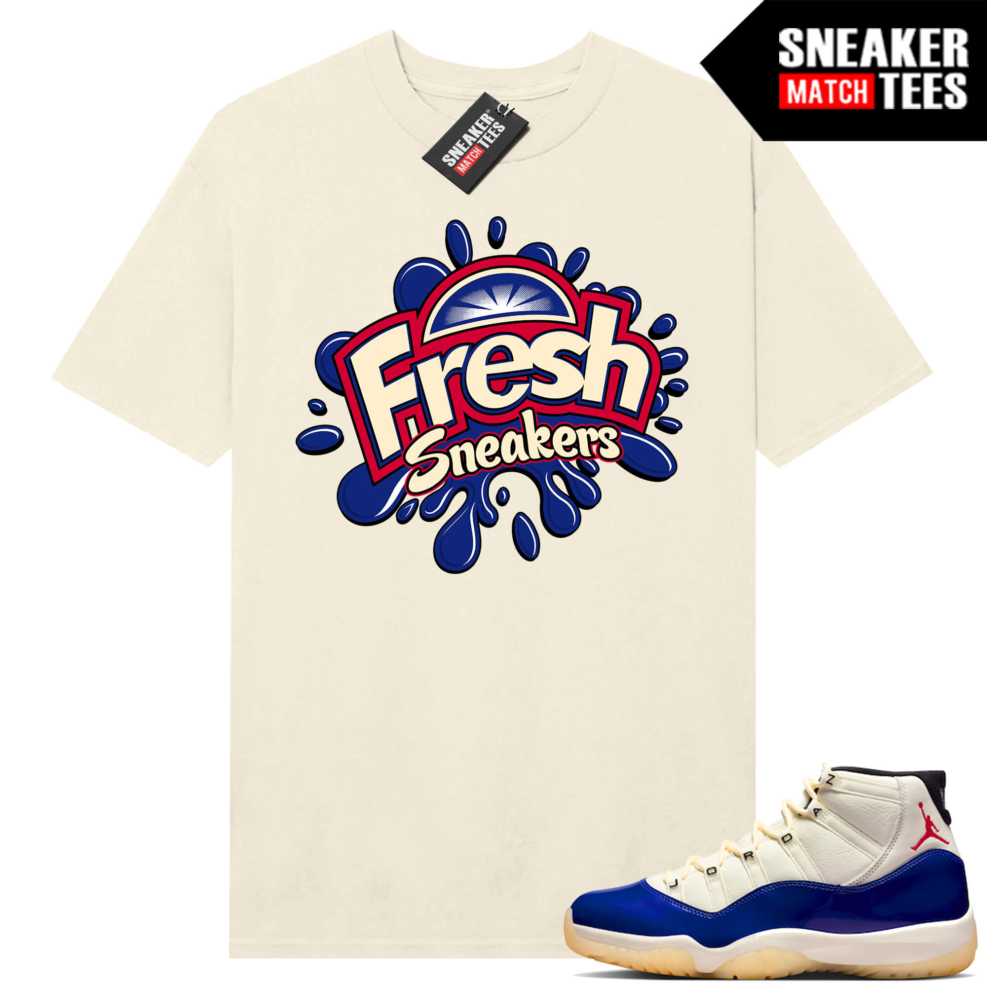 Jordan 11 Rare Air Sneaker Match Tees Shirt Sail Fresh Kicks
