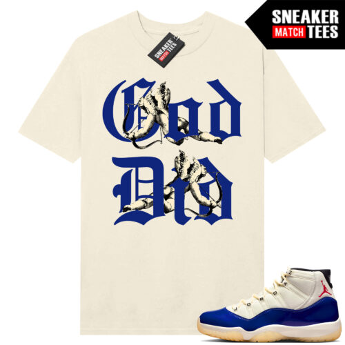 Jordan 11 Rare Air Sneaker Match Tees Shirt Sail God Did