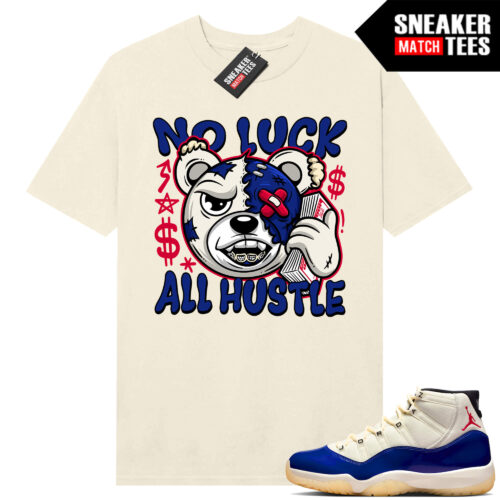 Jordan 11 Rare Air Sneaker Match Tees Shirt Sail No Luck Bear