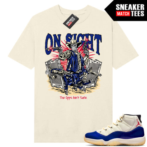 Jordan 11 Rare Air Sneaker Match Tees Shirt Sail On Sight