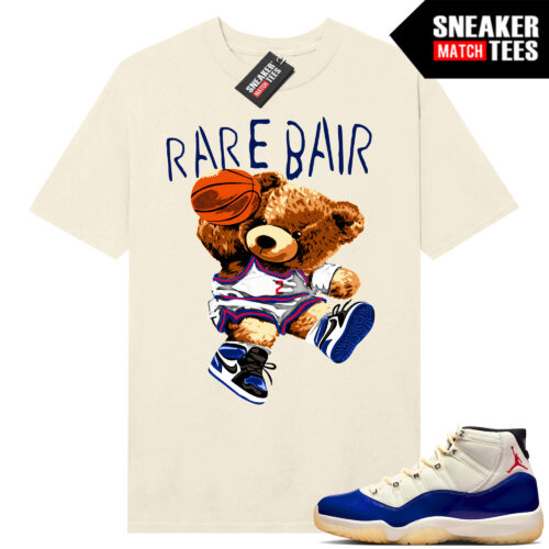Jordan 11 Rare Air Sneaker Match Tees Shirt Sail Rare BAIR