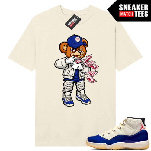 Jordan 11 Rare Air Sneaker Match Tees Shirt Sail Rich Bear