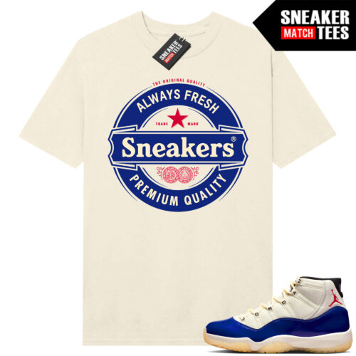 Jordan 11 Rare Air Sneaker Match Tees Shirt Sail SNEAKERS