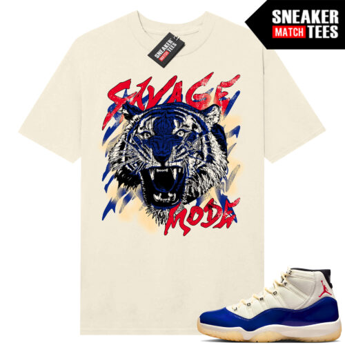 Jordan 11 Rare Air Sneaker Match Tees Shirt Sail Savage Mode