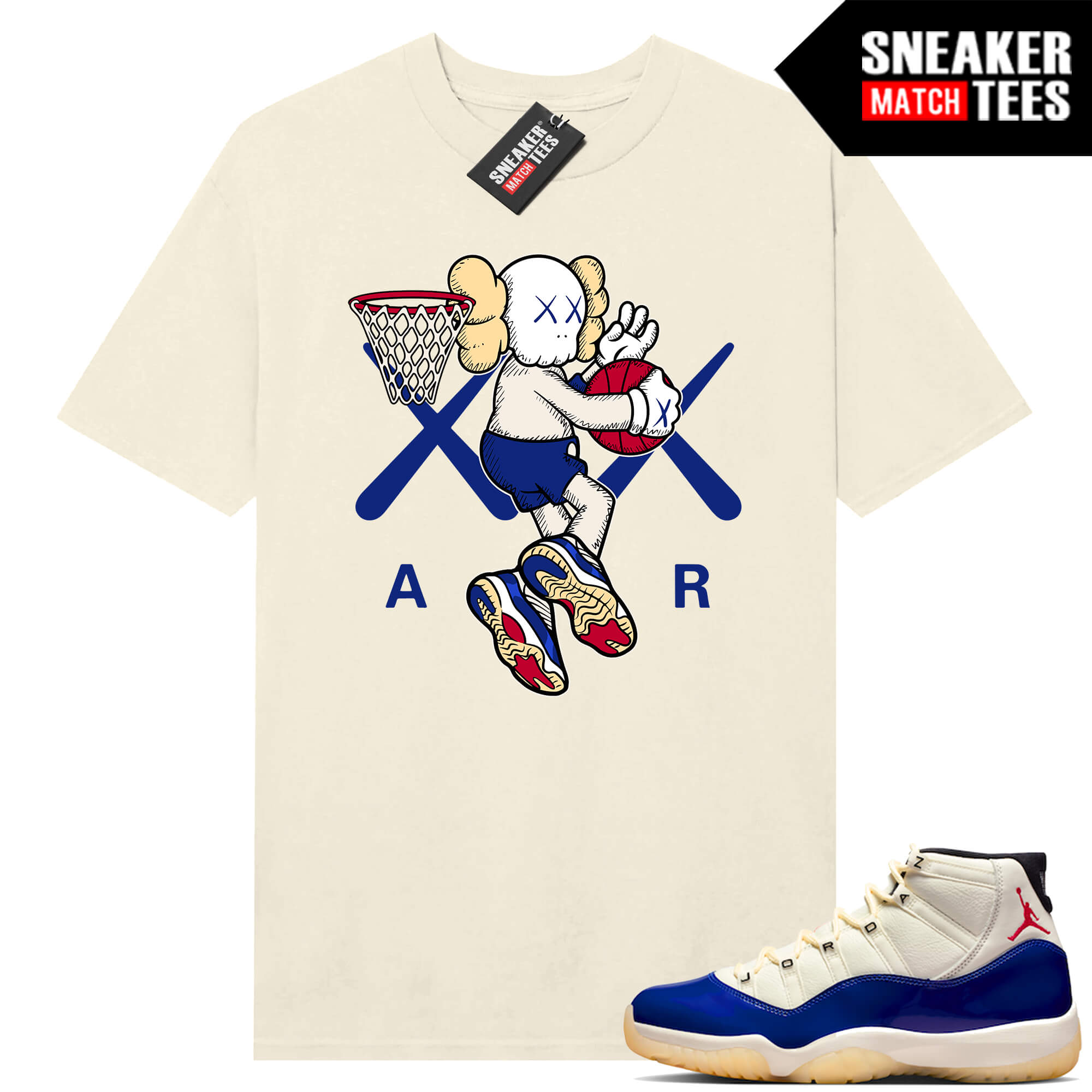 Jordan 11 Rare Air Sneaker Match Tees Shirt Sail Skull Toy Dunk