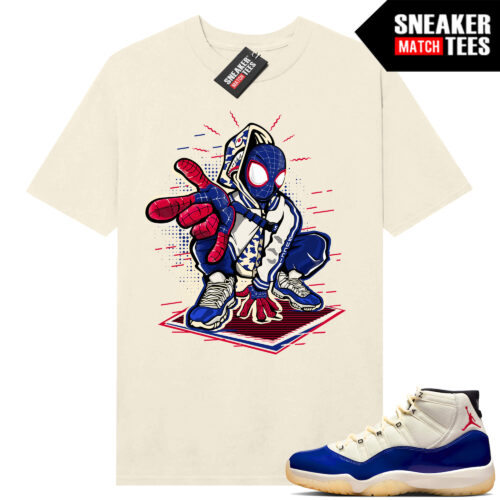 Jordan 11 Rare Air Sneaker Match Tees Shirt Sail Spidey Kicks