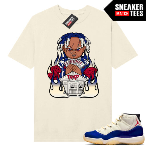 Jordan 11 Rare Air Sneaker Match Tees Shirt Sail Trap Chucky
