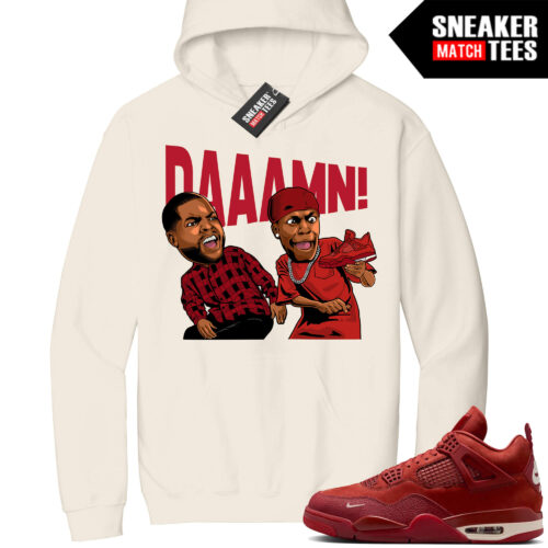 Jordan 4 Nigel Brick By Brick Sneaker Match Hoodie Sail Friday Daaamn
