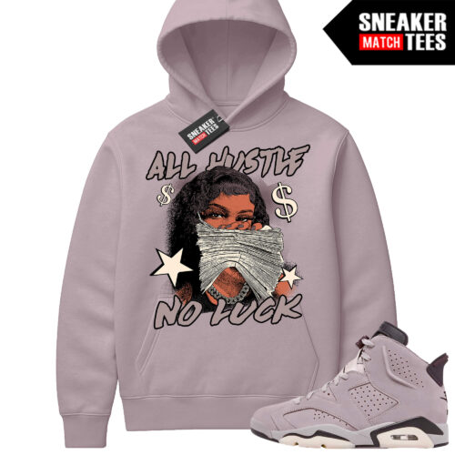 Jordan 6 AMM Smokey Mauve Sneaker Match Hoodie Mauve All Hustle
