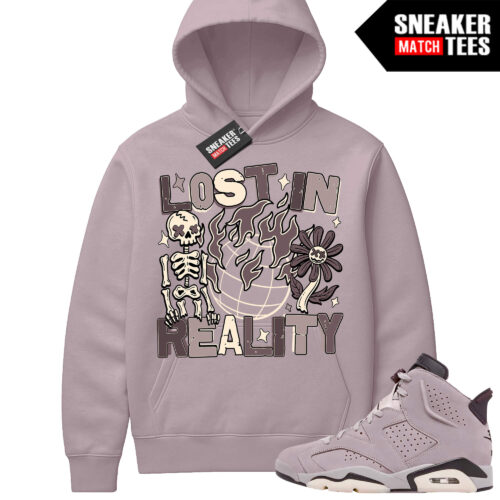 Jordan 6 AMM Smokey Mauve Sneaker Match Hoodie Mauve Lost In Reality