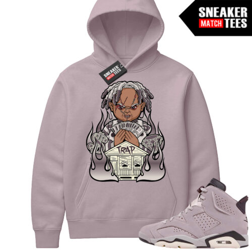 Jordan 6 AMM Smokey Mauve Sneaker Match Hoodie Mauve Trap Chucky