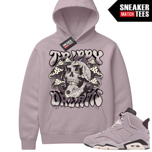 Jordan 6 AMM Smokey Mauve Sneaker Match Hoodie Mauve Trippy Dreams