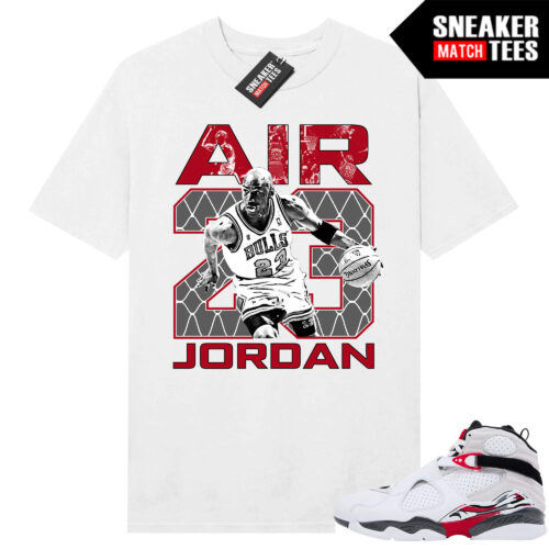 Jordan 8 Bugs Bunny Sneaker Match Tees White Air 23