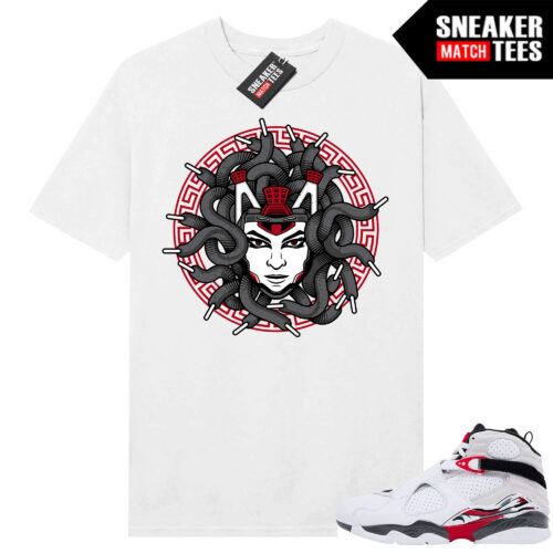 Jordan 8 Bugs Bunny Sneaker Match Tees White Godess of Kicks